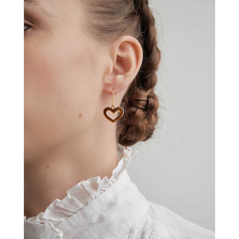Karen Walker Heart Earrings image number 1